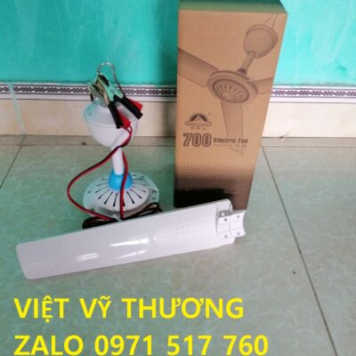 Quạt trần mini 12V 70cm