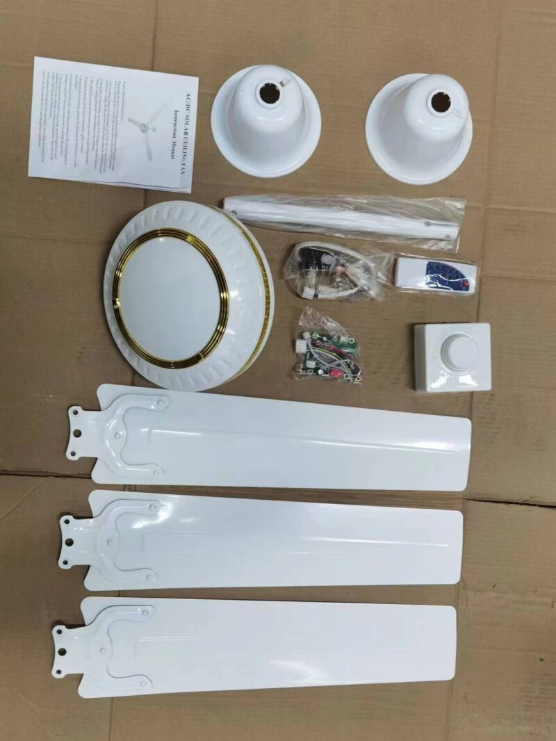 Quạt trần solar DC12V 1400mm