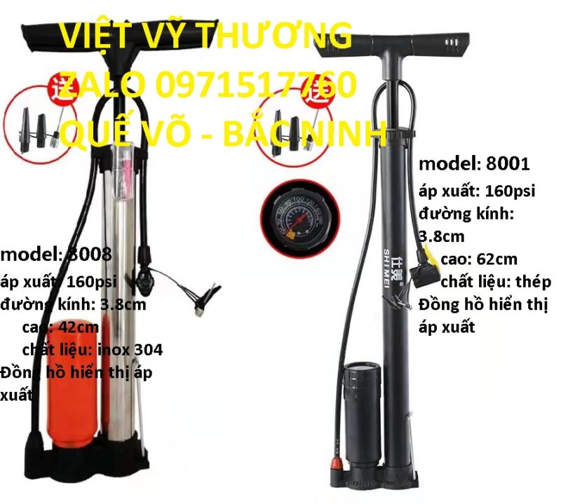 Bơm xe đạp xe máy đa năng 620mm 420mm