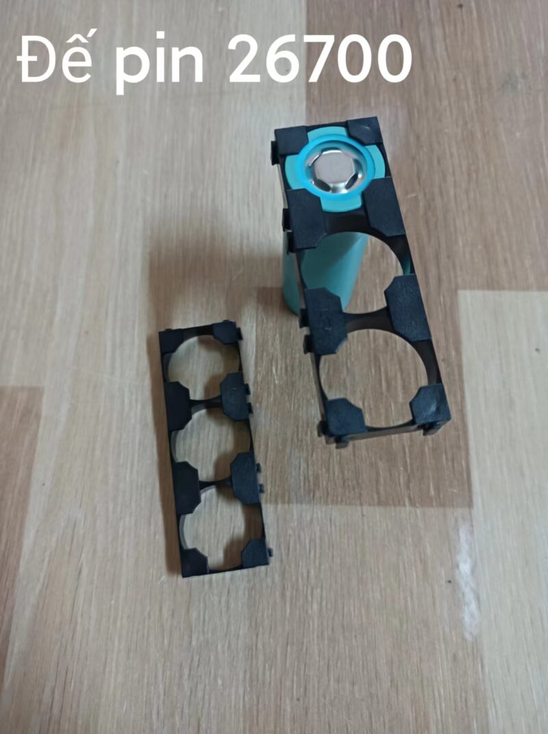 Đế cố định pin litium 21700, 26700, 32650, 18650
